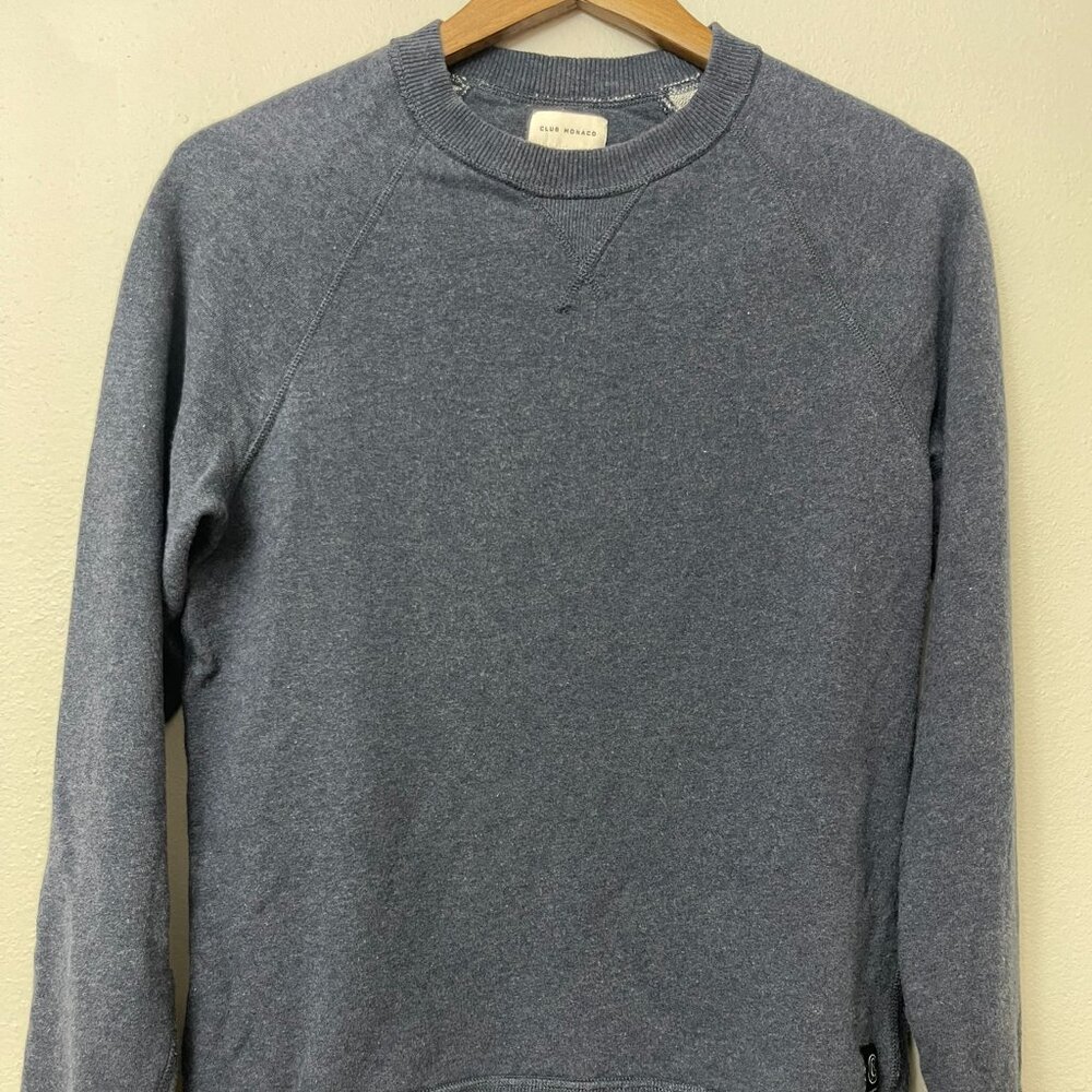 Club Monaco Blue Cotton Sweatshirt Size XS